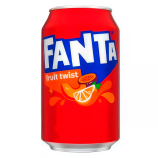 Газированный напиток Fanta Fruit Twist 330 мл (24 шт. в упаковке)