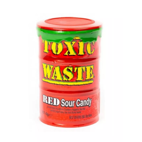 Леденцы Toxic Wastle Red Drum (Токсик красная бочка) 42г (12шт в уп) СОЕДИНЕННЫЕ ШТАТЫ