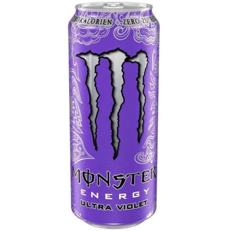 Энергетический напиток Monster Energy Ultra Violet (БЕЗ САХАРА) 330мл (24шт в уп)