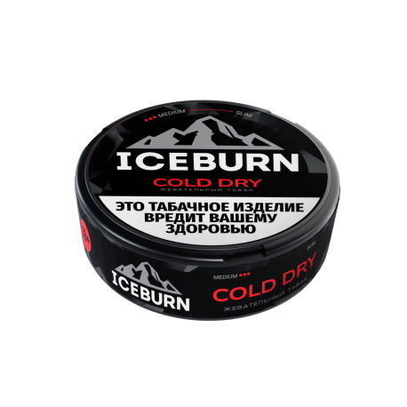 Жевательный табак Iceburn - Cold Dry Slim  НОВИНКА 09 2024