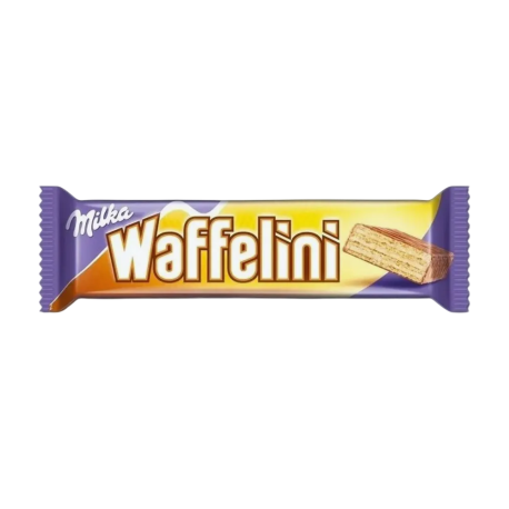 Milka Waffelini Milk (Милка Батончик Шок. Ваффелини Милк Крем) 31гр (35шт в уп) ГЕРМАНИЯ
