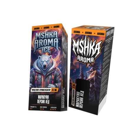 Ароматизатор MSHK AROMA ICE - Маракуйя персик лёд 13 мл