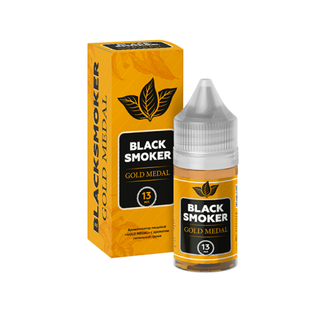 Ароматизатор Black Smoker TOBACCO - GOLD MEDAL (с ароматом пепельной груши) 13мл