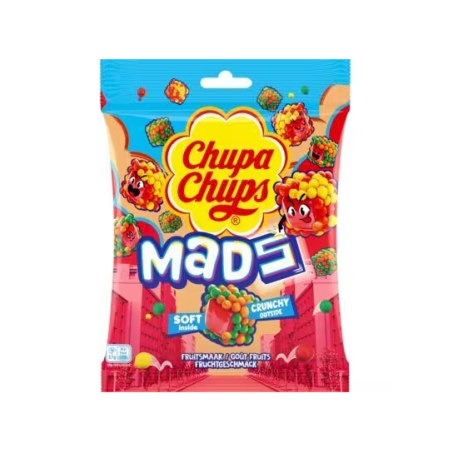 Chupa chups Mads Fruits (Жев.Мармелад Мэдс Фрукты) 45гр (12шт в уп) Италия