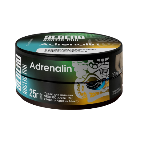Табак для кальяна SEBERO Arctic Mix - Adrenalin (Лимон,Фейхоа,Энергетик)  25 гр