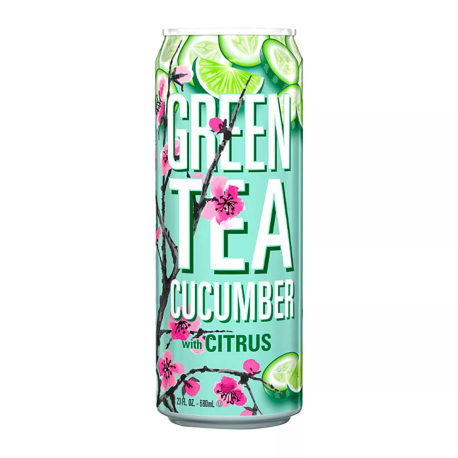 Arizona Grean Tea Cucumber and Citrus - Зеленый чай Огурец и Цитрус 650мл (24шт в уп) 