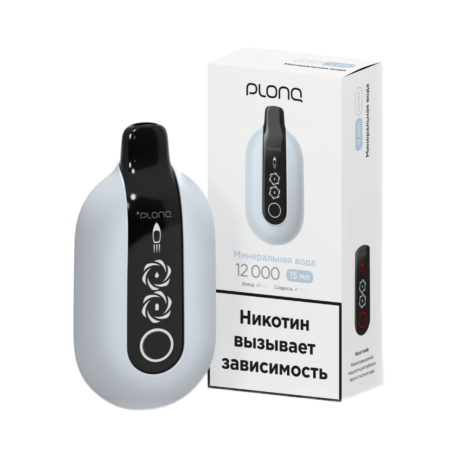 Одноразовая ЭС PLONQ ULTRA 12 000 - МИНЕРАЛЬНАЯ ВОДА (м)