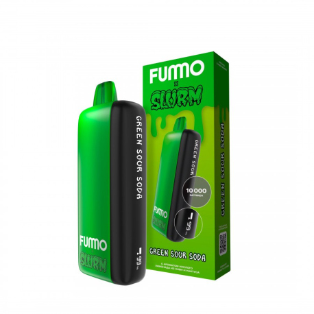 Одноразовая ЭС FUMMO INDIC SLURM - КИСЛЫЙ ЛИМОНАД ИЗ КИВИ И КАКТУСА GREEN SOUR (м) НОВИНКА 05 2024