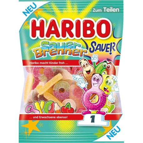 Мармелад Haribo (Sauerbrenner) Кислые Колечки 160гр (17шт в уп) 