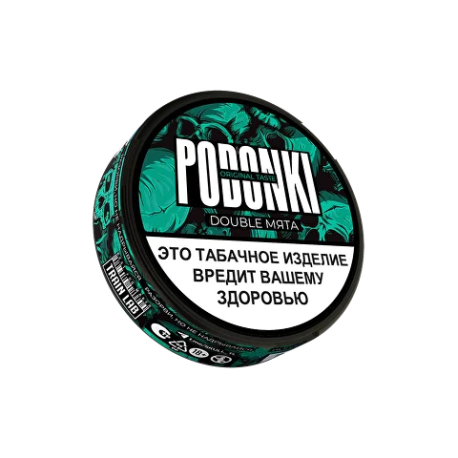Жевательный табак PODgONKI ORIGINAL TASTE - (DOUBLE) МЯТА strong