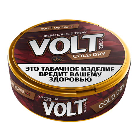 Жевательный табак Volt Power - Cold Dry   НОВИНКА 12 2024