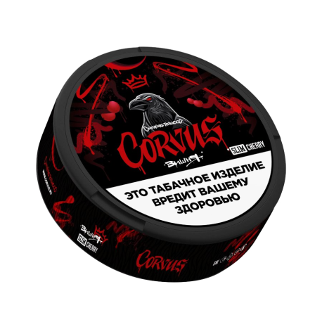 Жевательный табак CORVUS Slim Tastes - Cherry Вишня 13гр 21 пауч      НОВИНКА 10 2025