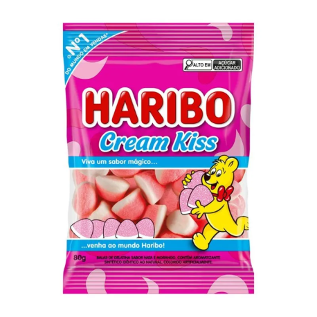 Мармелад Haribo Крем Кисс 80гр (18шт в уп) ИСПАНИЯ