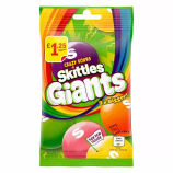Конфеты Skittles Giants Crazy Sours 116 гр (14 шт. в упаковке)