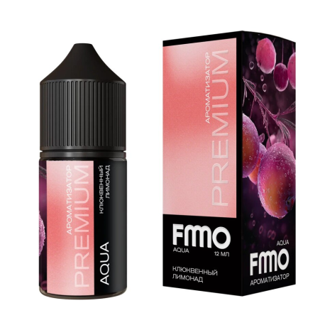 Ароматизатор FMO AQUA - КЛЮКВЕННЫЙ ЛИМОНАД СО ЛЬДОМ