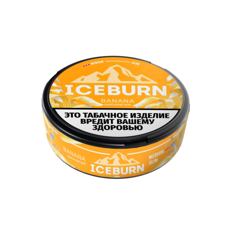 Жевательный табак Iceburn - Banana  НОВИНКА 09 2024