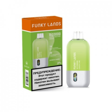 Одноразовая ЭС FUNKY LANDS VI10.0000 - Лимон, лайм (м)