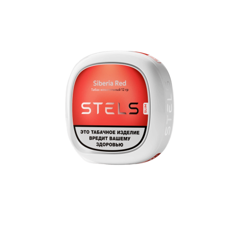 Жевательный табак STELS - Siberia Red SLIM 12 гр (м) НОВИНКА 08 2025