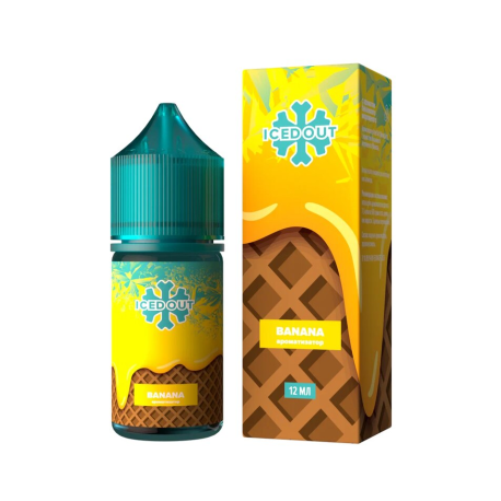 Ароматизатор Glitch Sauce ICED OUT - Banana (Банановое мороженое) 12мл      НОВИНКА 09 2026