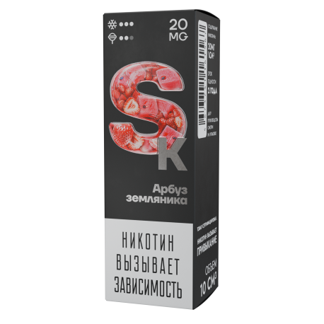 Жидкость SMOKE KITCHEN - СК Арбуз земляника softhit salt 10 мл 20 мг  МАРКИРОВКА