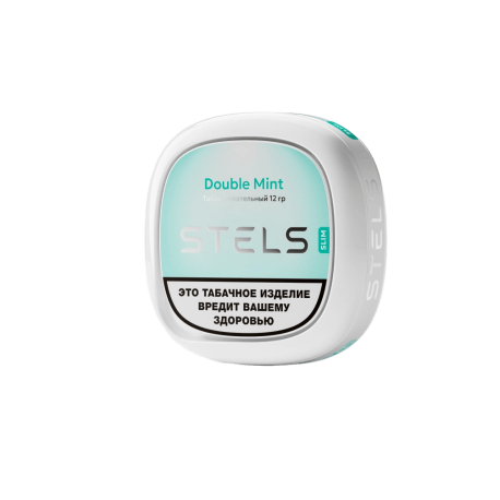 Жевательный табак STELS - Double Mint SLIM 12 гр (м) НОВИНКА 08 2025