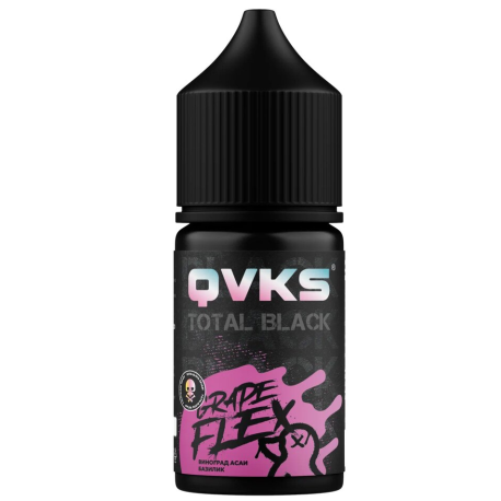 Ароматизатор QVKS TOTAL BLACK KONSTRUKT - Виноград Асаи Базилик