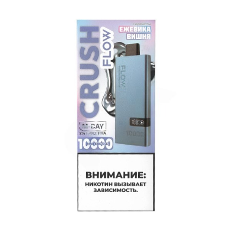 Одноразовая ЭС FLOW M-BAY 10 000 - Ежевика Вишня (м)   НОВИНКА 09 2025