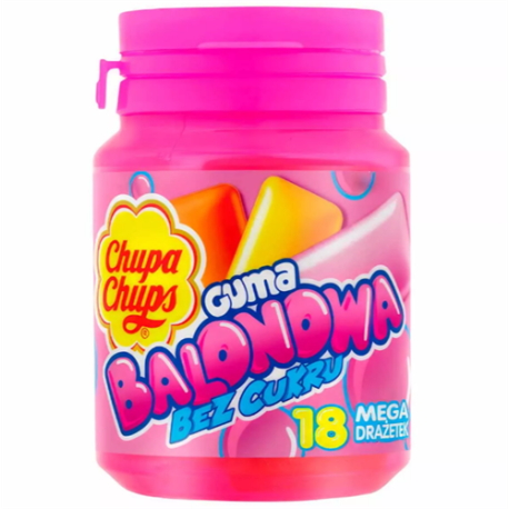 Жевательная резинка Чупа Чупс Chupa Chups Gum Bottle (Жев. резинка Чупа-чупс банка) 72гр (6шт в уп)