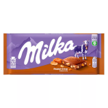 Шоколад Milka Peanut Crispy Caramel 90 гр (24 шт. в упаковке)
