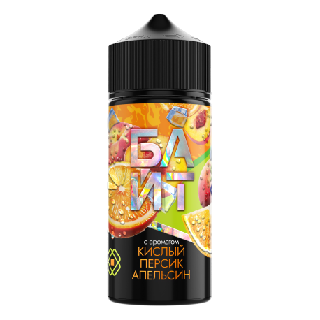Ароматизатор БАЙТ - Кислый персик и апельсин 37мл (флакон 120мл)   НОВИНКА 03 2026