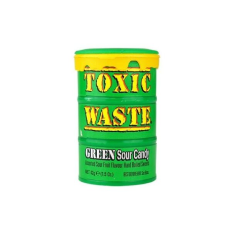 Леденцы Toxic Wastle Green Drum (Токсик Зеленая бочка) 42г (12шт в уп) СОЕДИНЕННЫЕ ШТАТЫ