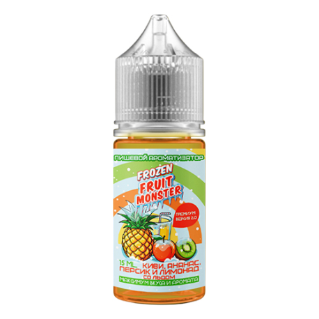 Ароматизатор Frozen Fruit Monster Premium 2.0 - Kiwi Pineapple Peach Ice 15мл  НОВИНКА 05 2026