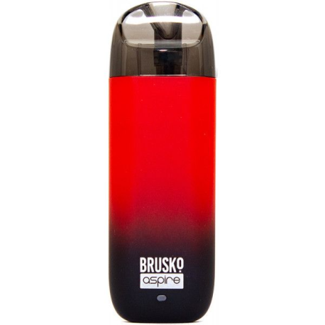 ЭС Brusko Minican 2, 400 mAh, Чёрно-красный градиент