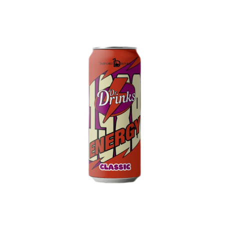 Энергетический напиток DR. DRINKS ENERGY CLASSIC ж/б 330 мл (12шт в уп) 