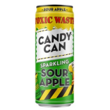 Газированный напиток Candy Can & Toxic Waste Sour Apple 330 мл (12 шт. в упаковке) 