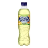 Газированный напиток Святой Источник Лимонад Мандарин - Лимон 500 мл (12 шт. в упаковке)