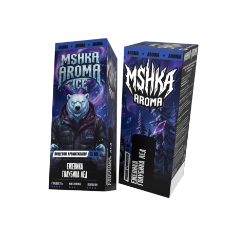 Ароматизатор MSHK AROMA ICE - Ежевика голубика лёд 13 мл