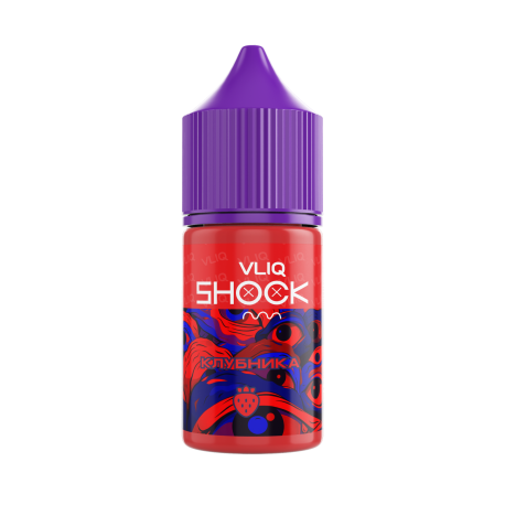 Жидкость VLIQ - SHOCK Клубника 10 мл 18 мг МАРКИРОВКА НОВИНКА 12 2023
