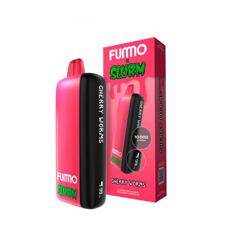 Одноразовая ЭС FUMMO INDIC SLURM - КИСЛЫЕ ВИШНЕВЫЕ ЧЕРВЯЧКИ CHERRY WORMS (м) НОВИНКА 05 2024