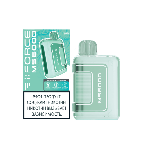 Одноразовая ЭС i:FORCE MS6000 - Мятное Драже (м)