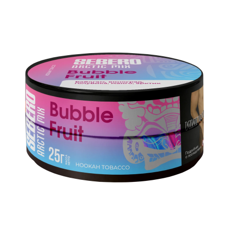 Табак для кальяна SEBERO Arctic Mix - Bubble Fruit (Баблгам,Виноград,Голубика,Манго)  25 гр