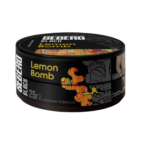 Табак для кальяна SEBERO Black - Lemon Bomb (Кислый лимон) 25 гр     НОВИНКА 07 2026