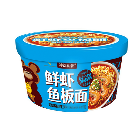 Лапша СТАКАН со вкусом Креветки 112 гр 1/12 Синий