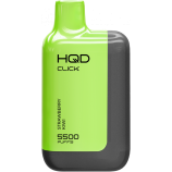Одноразовая электронная сигарета HQD CLICK - Киви Клубника (20мг)