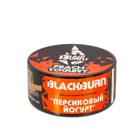 Табак для кальяна Burn BLACK - Peach Yogurt  25гр НОВИНКА 04 2024