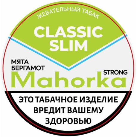 Жевательный табак Mahorka - Мята Бергамот Slim 10 гр   НОВИНКА 06 2025