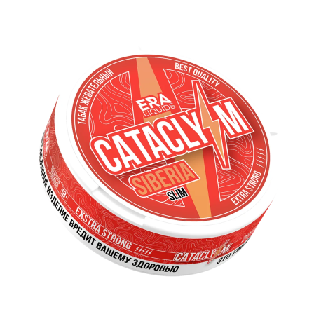 Жевательный табак CATACLYSM SLIM СРЕДНЕЙ КРЕПОСТИ СИБИРСКИЕ ЯГОДЫ/ХОЛОДОК