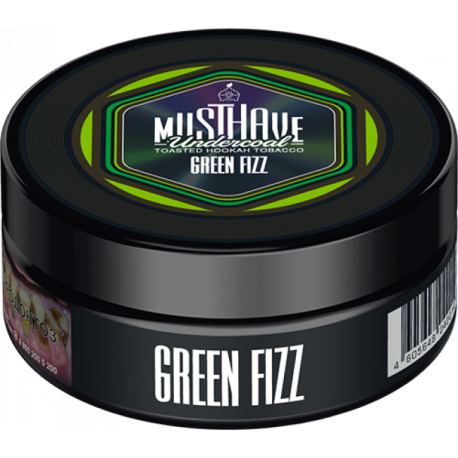 Табак Must Have Green Fizz Кисло-слад коктейль сок кактуса, абсент, киви 25 гр НОВИНКА 06 2023
