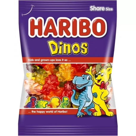 Мармелад Haribo Dinosaurios (Динозавры) 100г (18шт в уп) 