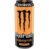 Энергетик Monster Energy Rehab Peach Tea 458 мл (24 шт. в упаковке) 
